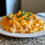 Cheesy Buffalo Chicken Mac and Cheese Casserole 30 Minutes Easy Delicious