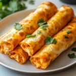 Crispy Air Fryer Buffalo Chicken Flautas 10 Minutes Easy Delicious