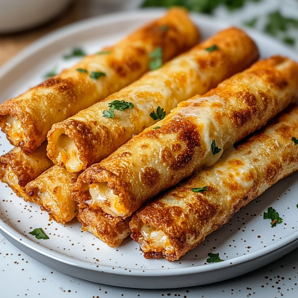 Crunchy Air Fryer Garlic Parmesan Taquitos 30 Minutes Easy Delicious