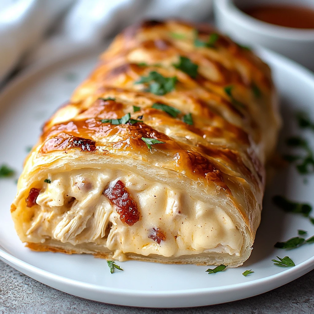 Easy 30-Minute Cheesy Chicken Bacon Ranch Stromboli30 Minutes Amazing