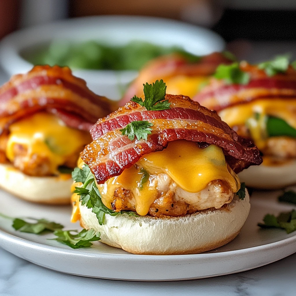 Easy Bacon-Wrapped Chicken Popper Sliders 30 Minutes Amazing
