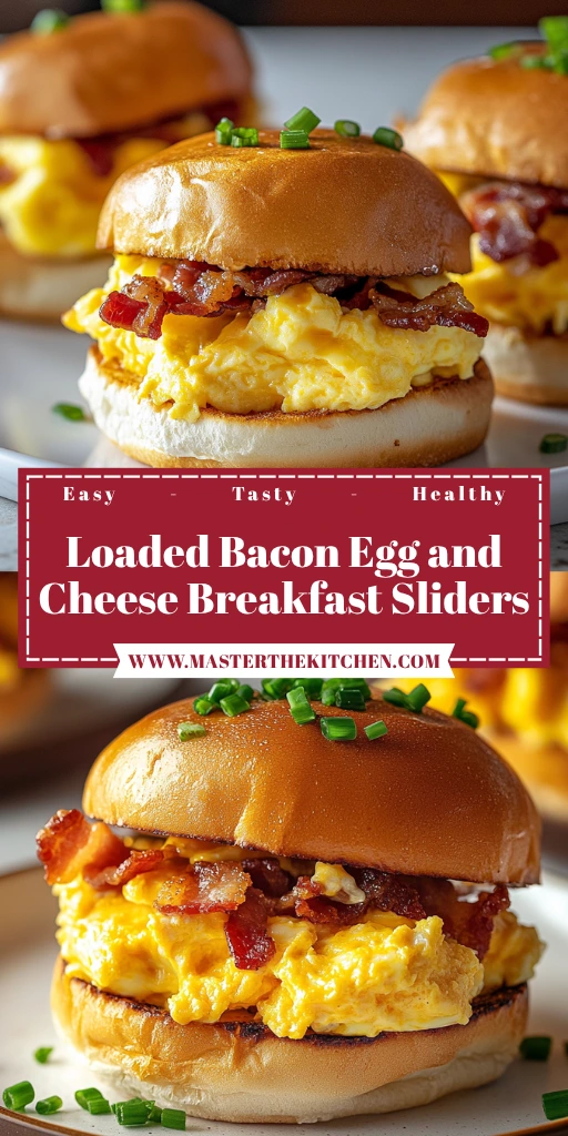 Loaded Bacon Egg and Cheese Breakfast Sliders 15 Minutes Ultimate Delicious