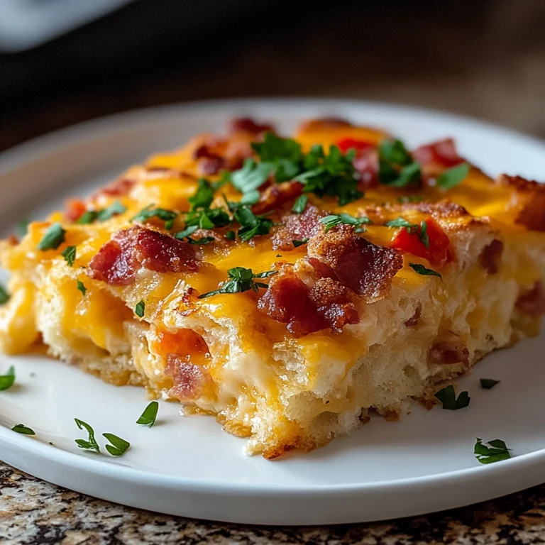 Loaded Biscuit Bacon Breakfast Casserole 30 Minutes Easy Delicious