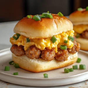 Loaded Tater Tot Sausage Breakfast Sliders 5 Steps Ultimate Delicious