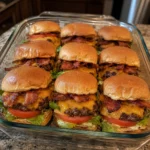Crispy High-Protein Bacon Cheeseburger Sliders 12 Servings Amazing