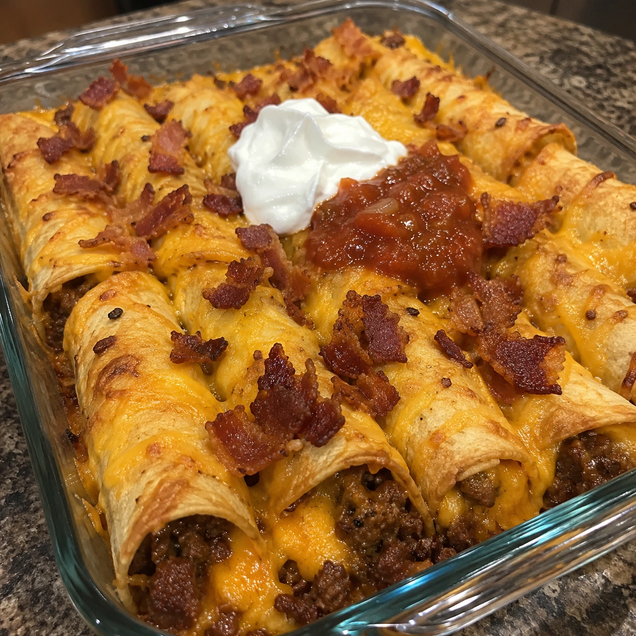 Crispy High-Protein Bacon Cheeseburger Taquitos 15 Minutes Ultimate Delicious