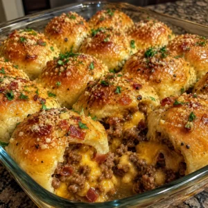 Garlic Parmesan Bacon Cheeseburger Bombs 15 Minutes Easy Delicious