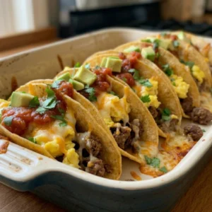 Baked Breakfast Tacos 4 Servings Ultimate Delicious