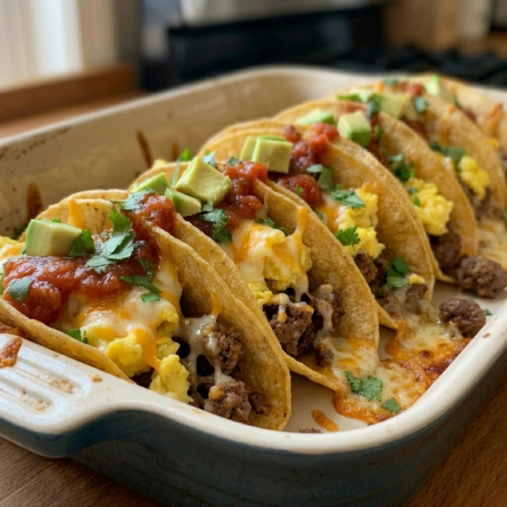 Baked Breakfast Tacos 4 Servings Ultimate Delicious