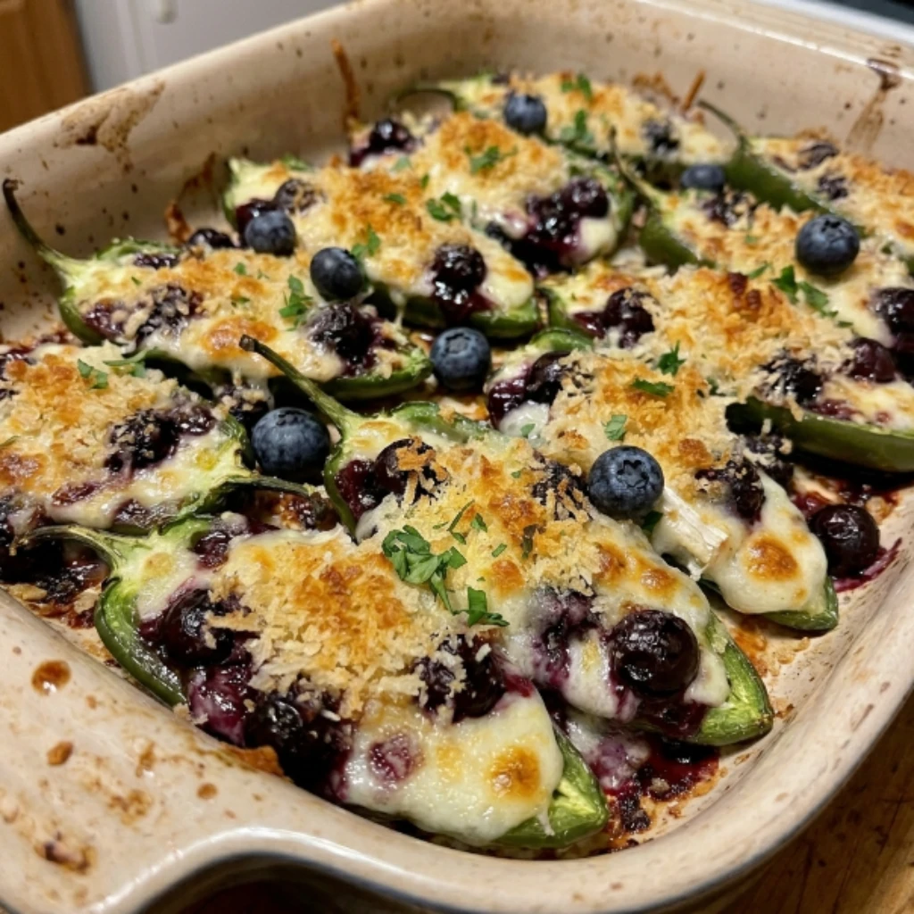 Blueberry Brie Jalapeño Poppers 15 Minutes Awesome Delicious