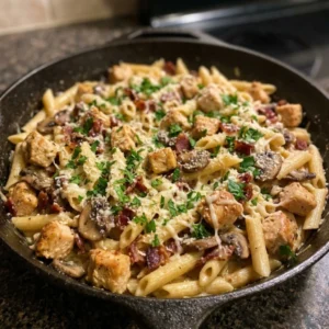 Chicken Bacon Mushroom Pasta 4 Servings Ultimate Delicious