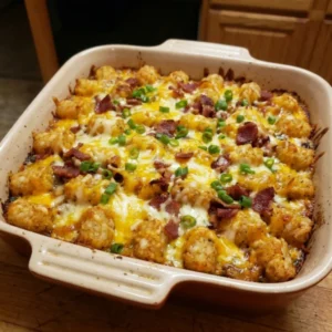 Cowboy Bacon Cheeseburger Tater Tot Casserole 30 Minutes Ultimate Delicious