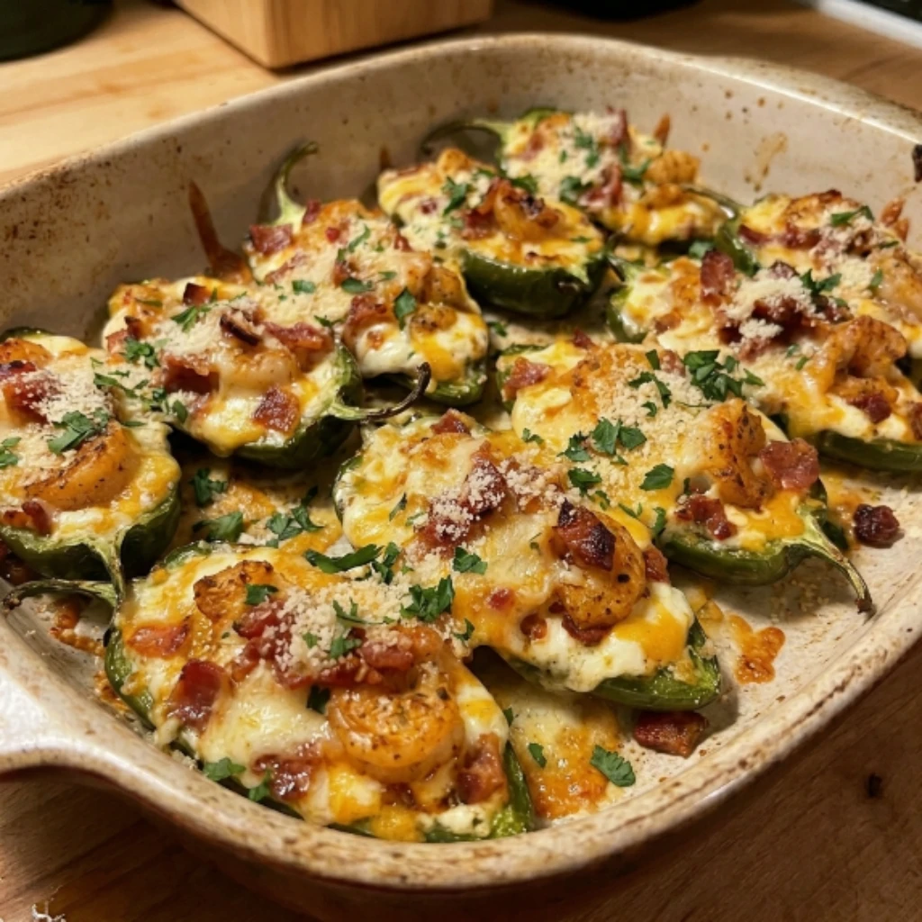 Fiery Cajun Shrimp Stuffed Jalapeños 30 Minutes Awesome Delicious