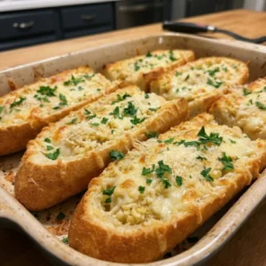 Garlic Parmesan Bread Boats 4 Servings Ultimate Delicious