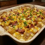 Loaded Bacon Cheddar Potato Casserole 30 Minutes Easy Delicious
