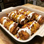 Loaded Bacon Ranch Beef Potato Egg Rolls 30 Minutes Awesome Delicious