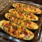 Loaded Bacon Ranch Stuffed Zucchini Boats 30 Minutes Awesome Delicious