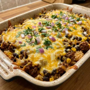 Loaded Mexican Ground Beef Casserole 30 Minutes Ultimate Delicious