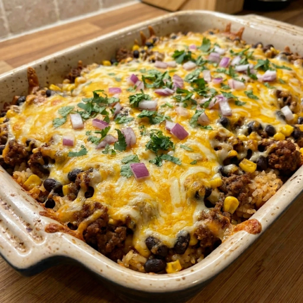 Loaded Mexican Ground Beef Casserole 30 Minutes Ultimate Delicious