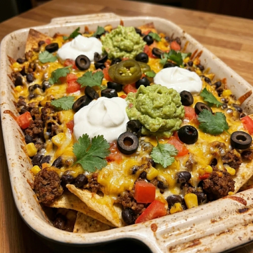 Loaded Taco Nacho Casserole 5 Steps Ultimate Delicious