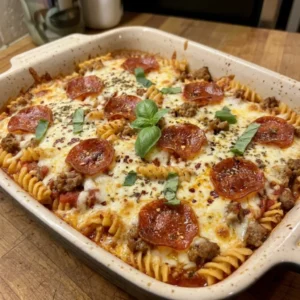 Pepperoni Pizza Casserole 30 Minutes Easy Delicious
