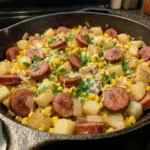 Sausage, Potato & Corn Skillet 30 Minutes Perfect Delicious