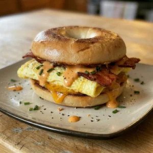 Spicy Chipotle Breakfast Sandwich 3 Steps Ultimate Delicious