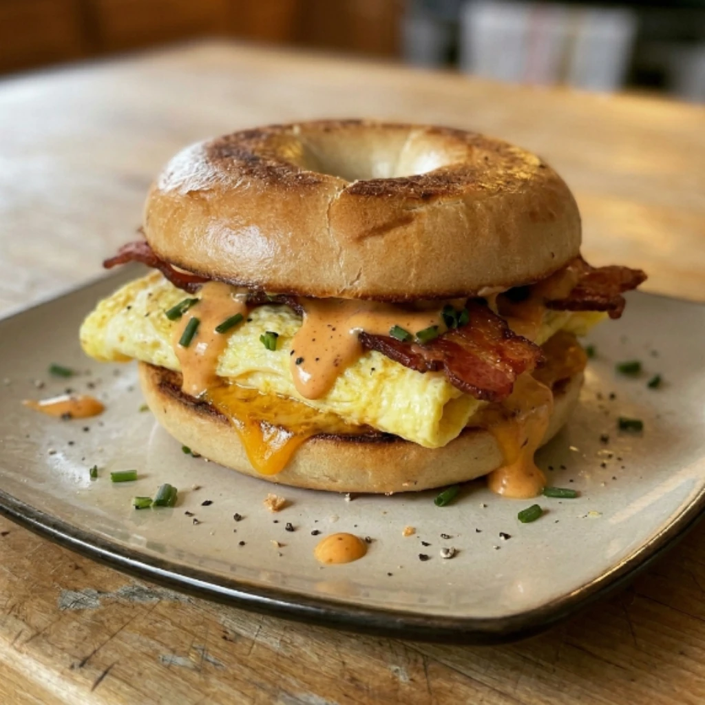 Spicy Chipotle Breakfast Sandwich 3 Steps Ultimate Delicious