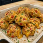 Tomato Chile Cream Cheese Sausage Balls 20 Minutes Easy Delicious
