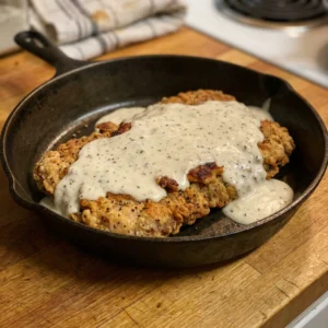 Country Fried Steak with Homemade Pepper Gravy 4 Servings Ultimate Delicious